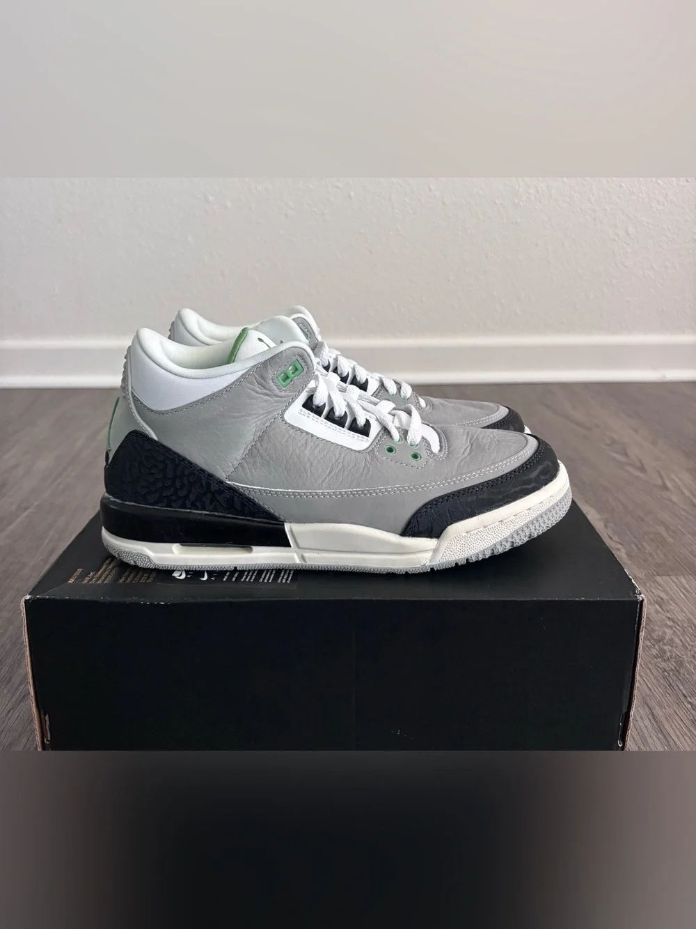 Air Jordan 3 Retro (GS) Chlorophyll. New in Box.